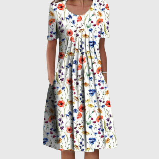 Women's Comfortable Layered Dress with Tummy Coverage for Casual and Formal Occasions