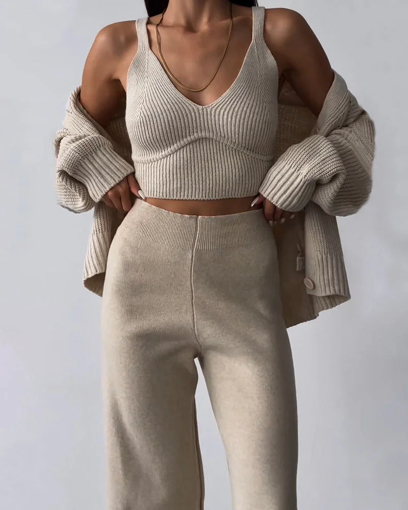 Women's Comfortable Loungewear Set with Versatile Design
