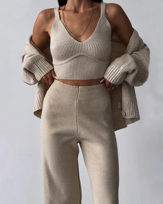 Women's Comfortable Loungewear Set with Versatile Design
