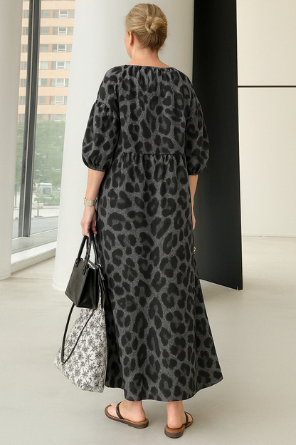 Women's Comfortable Maxi Dress with Tummy Coverage and Pockets