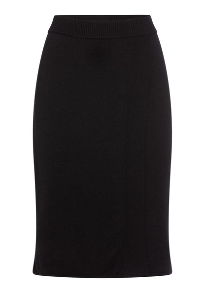 Women's Comfortable Midi Skirt with Pull-On Design