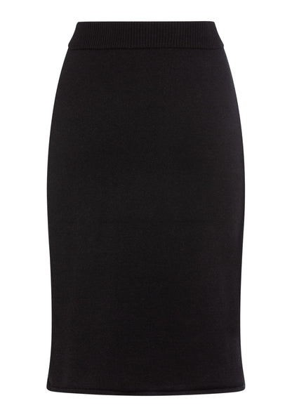 Women's Comfortable Midi Skirt with Pull-On Design