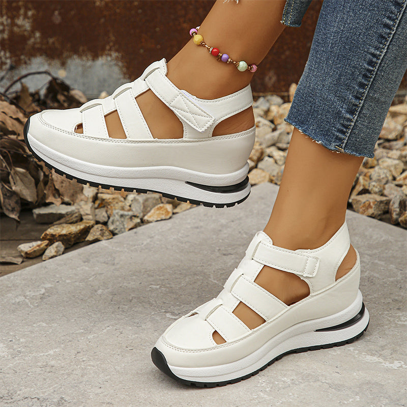 Women's Comfortable Platform Sandals with Adjustable Straps