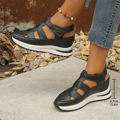 Women's Comfortable Platform Sandals with Adjustable Straps