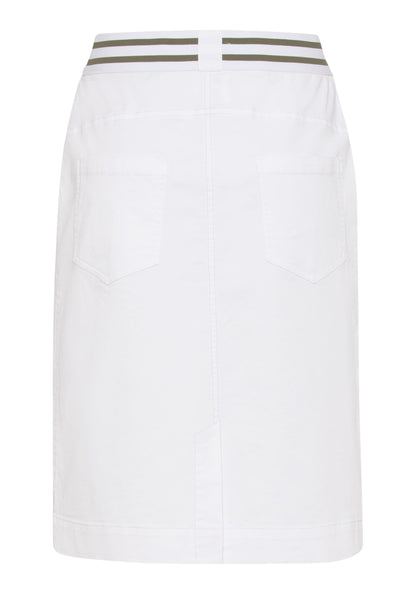 Women's Comfortable Pull-On Skirt with Elasticized Waistband