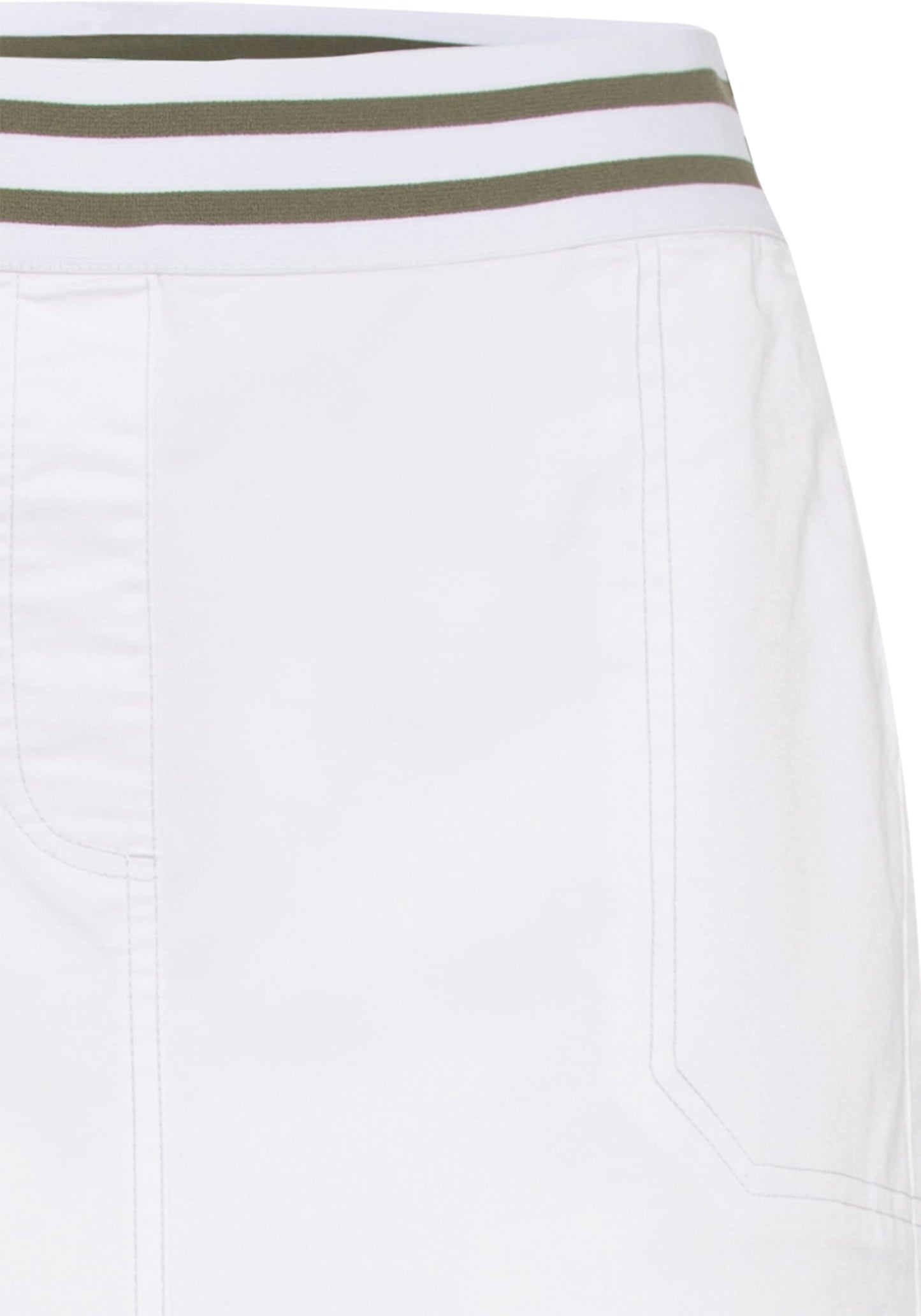 Women's Comfortable Pull-On Skirt with Elasticized Waistband