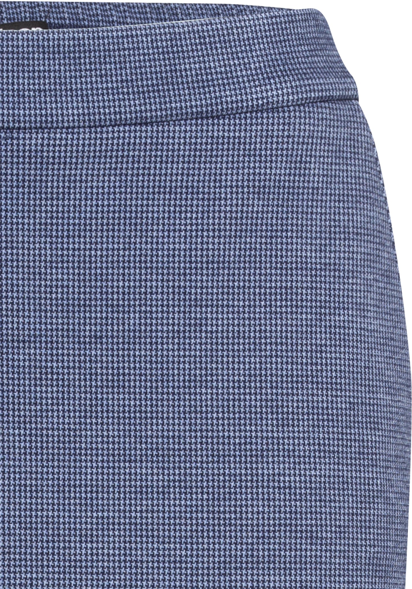 Women's Comfortable Pull-On Skirt with Micro Puppytooth Design