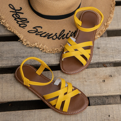 Women's Comfortable Sandals with Supportive Sole and Open Toe Design