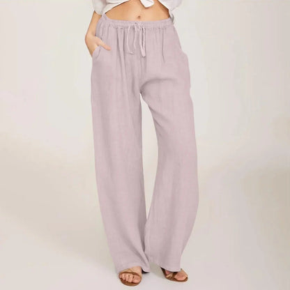 Women's Flowy Wide Leg Pants with Relaxed Fit