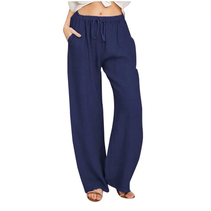 Women's Flowy Wide Leg Pants with Relaxed Fit