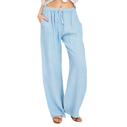 Women's Flowy Wide Leg Pants with Relaxed Fit