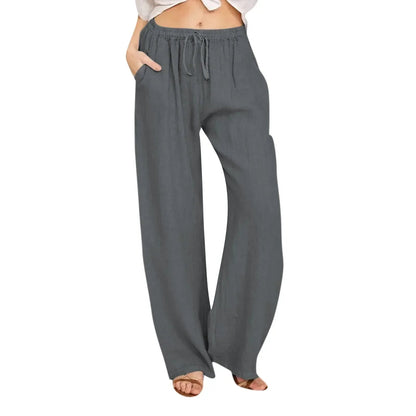 Women's Flowy Wide Leg Pants with Relaxed Fit