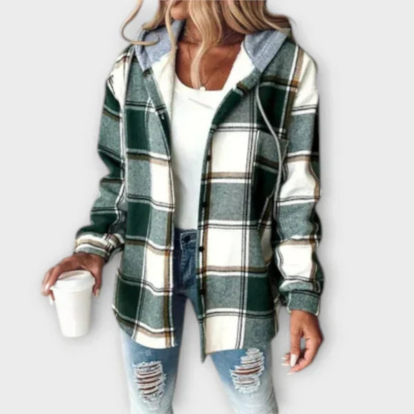 Women's Oversized Hoodie with Drawstring and Pockets