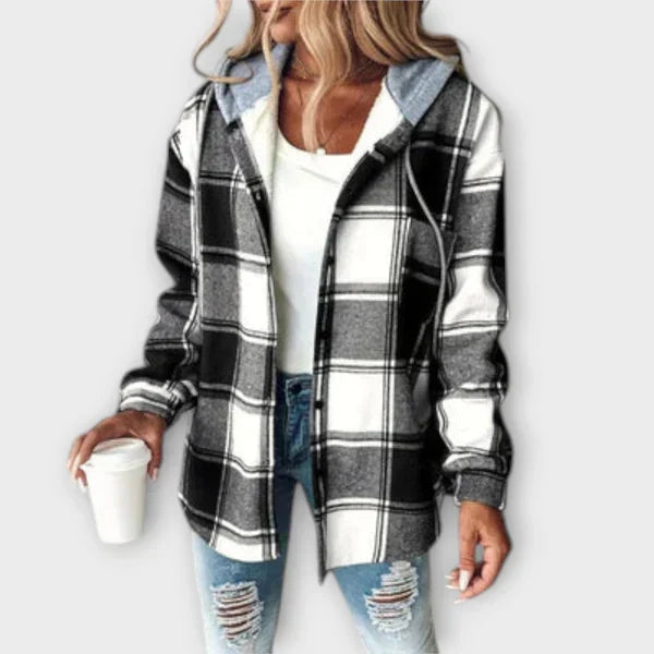 Women's Oversized Hoodie with Drawstring and Pockets