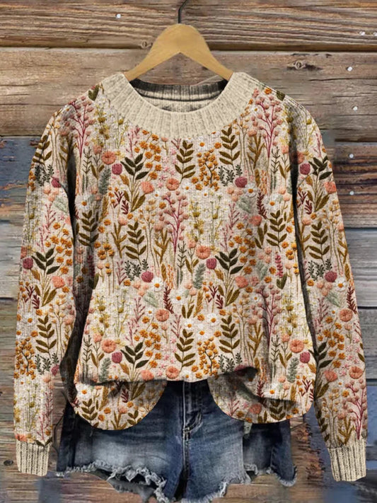 Women's Relaxed Fit Oversized Sweater for Comfortable Layering