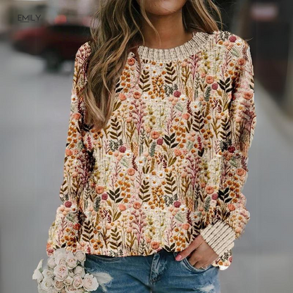 Women's Relaxed Fit Oversized Sweater for Comfortable Layering