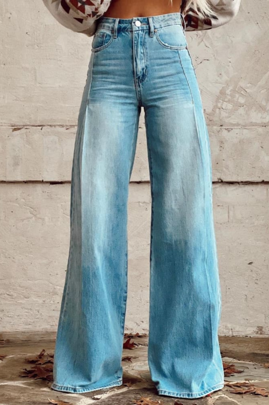 Women's Tailored Wide Leg Palazzo Trousers for Casual to Formal Wear