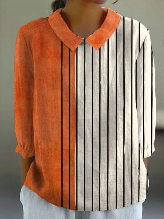 Women's Unique Blouse with Bold Printed Patterns for Everyday Wear