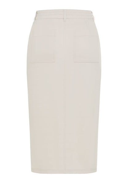 Women's Utility Midi Skirt with Slash Patch Pockets