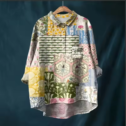 Women's Versatile Plus Size Shirt with Flattering Fit