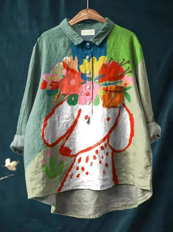 Women's Versatile Shirt with Timeless Design for Casual and Formal Occasions