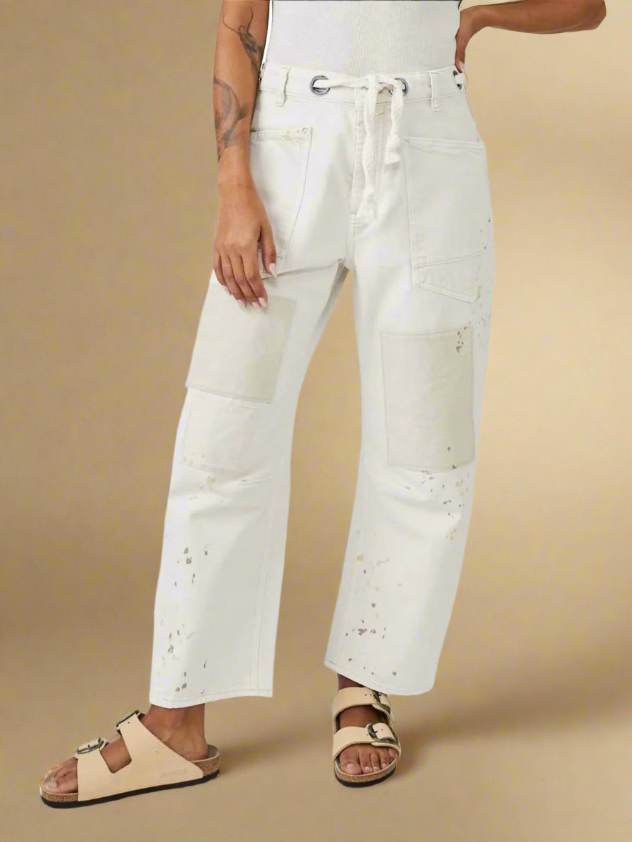 Zuri - Artistic Flowy Wide Leg Trousers for Women