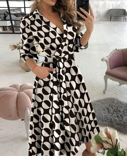 Lucy - Elegant Midi Dress - for Women | Great for Formal Occasions