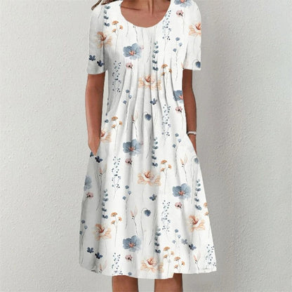 Marlowe - Timeless Floral Midi Dress for Women