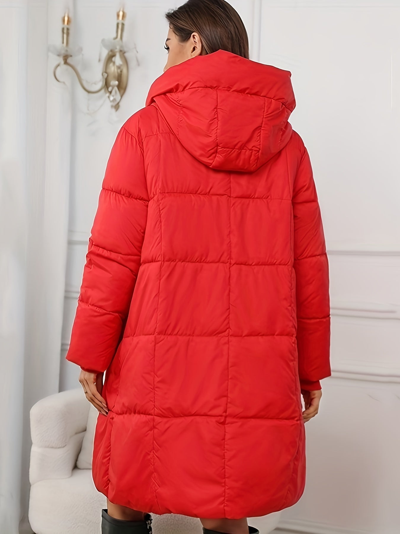 Women's Parka Jacket with Hood and Zipper | Ideal for Winter