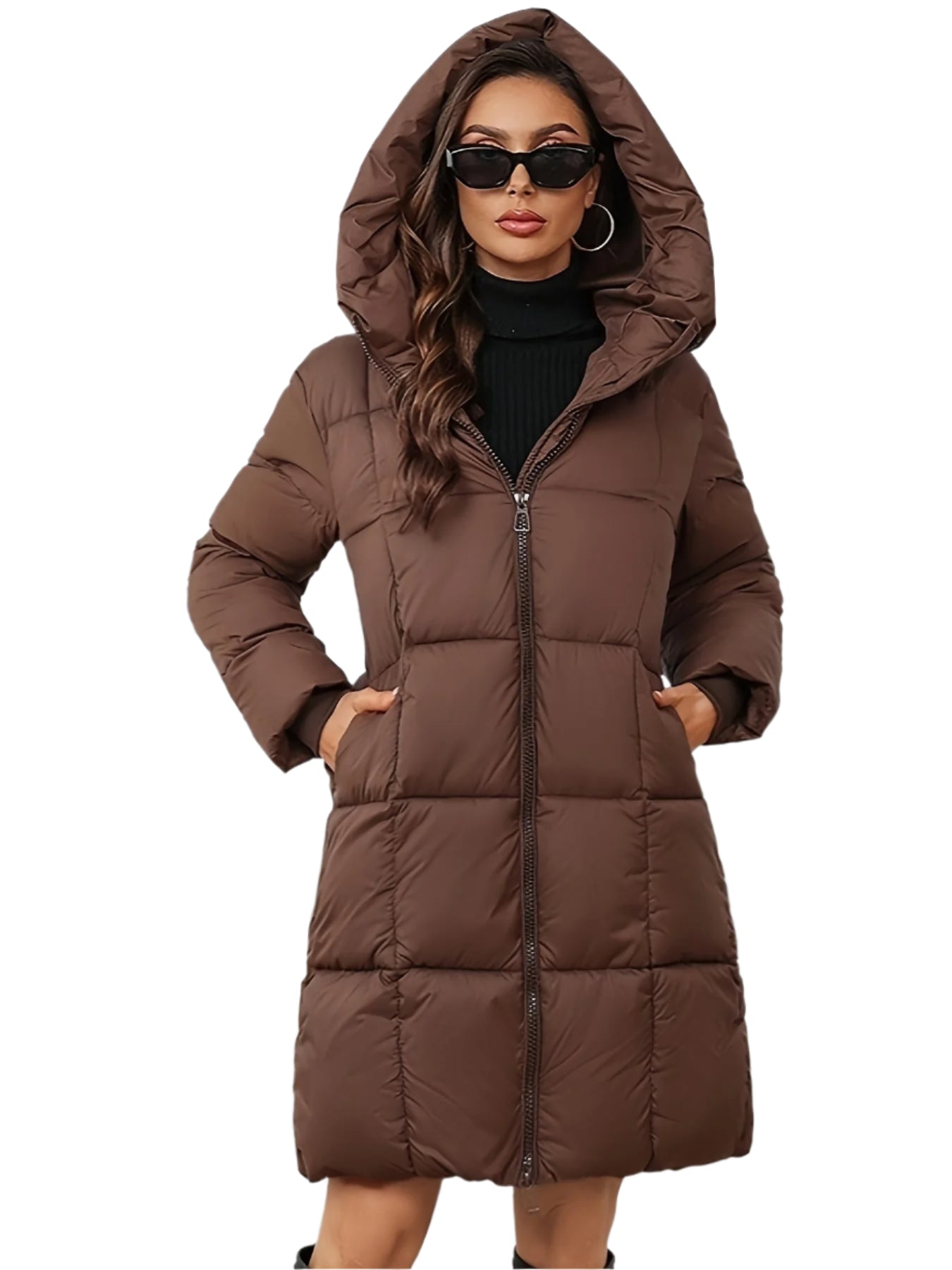 Women's Parka Jacket with Hood and Zipper | Ideal for Winter