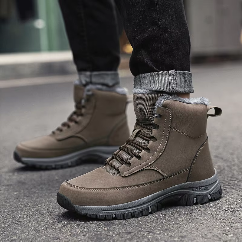 Men's Outdoor Winter Boots with Lace Up | ideal for Outdoor Activities