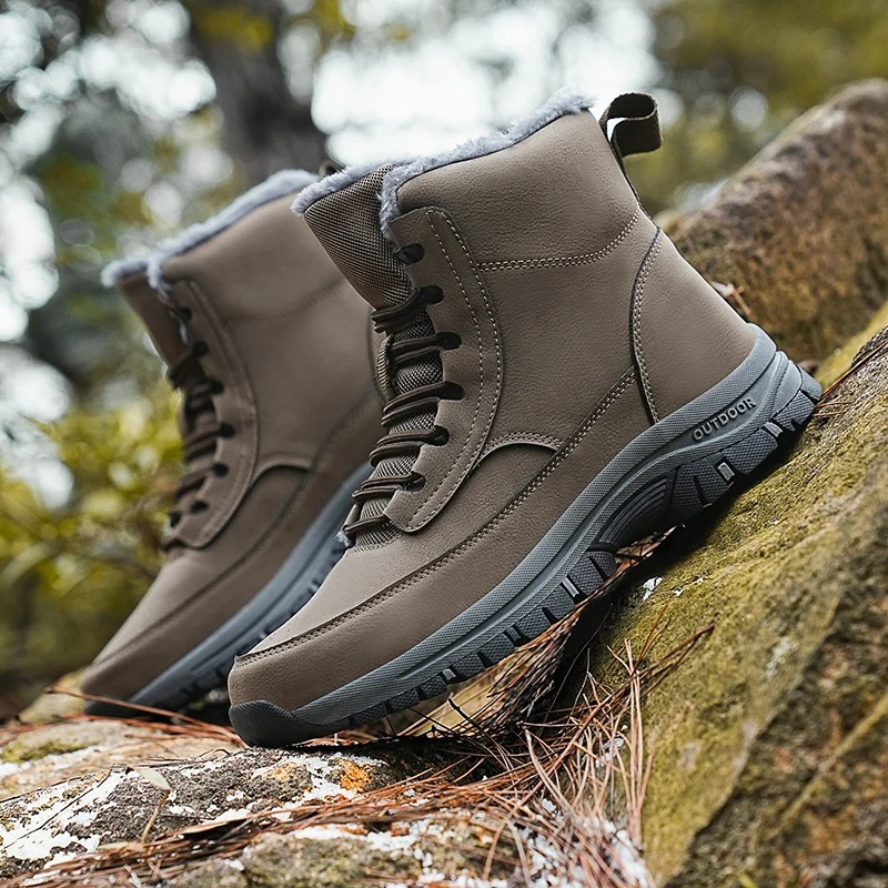 Men's Outdoor Winter Boots with Lace Up | ideal for Outdoor Activities