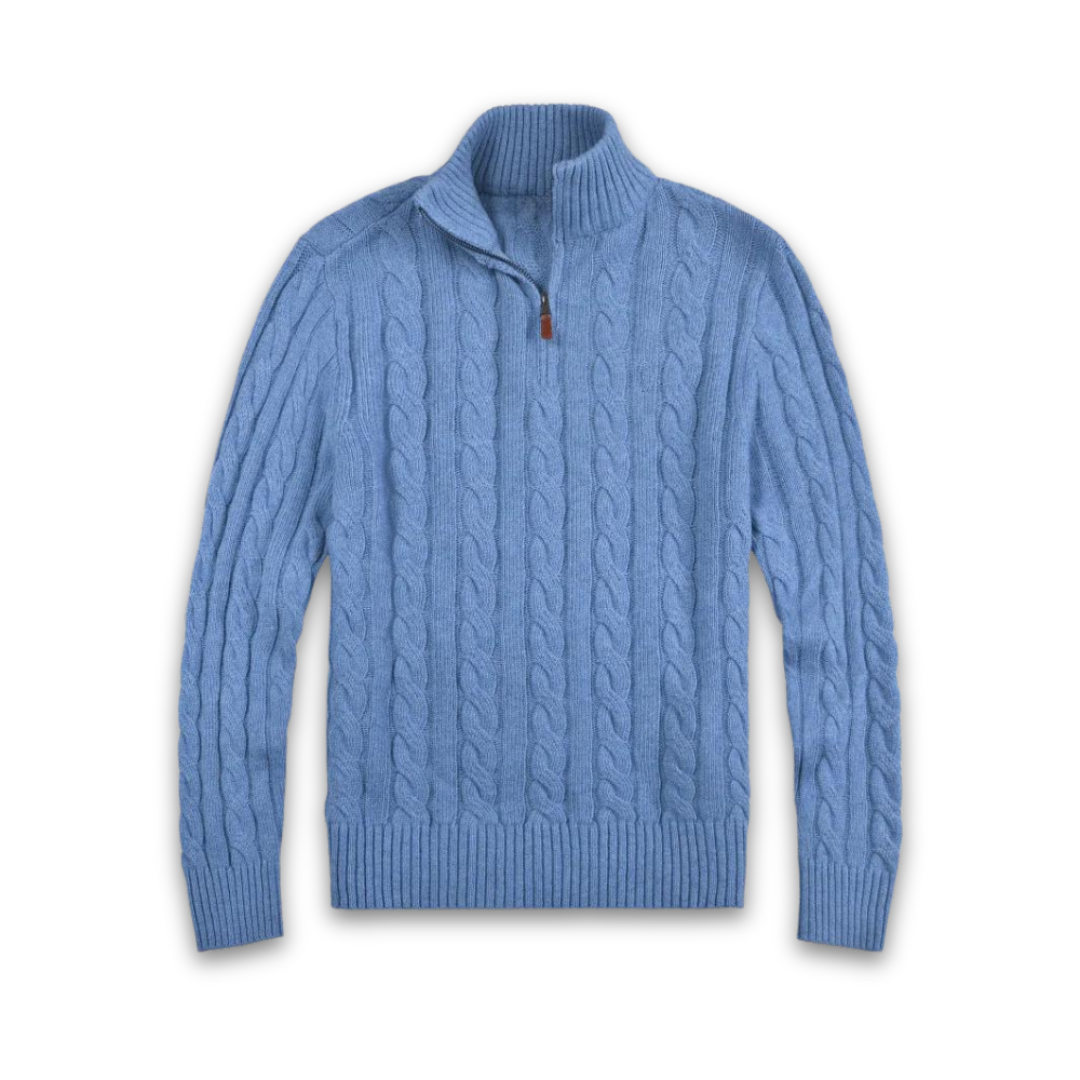 Men's Jumper with Quarter Zip | Ideal for Autumn/Winter