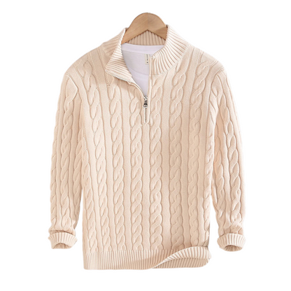 Men's Jumper with Quarter Zip | Ideal for Autumn/Winter