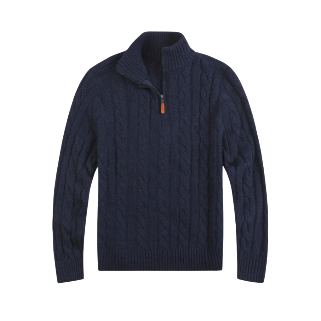 Men's Jumper with Quarter Zip | Ideal for Autumn/Winter