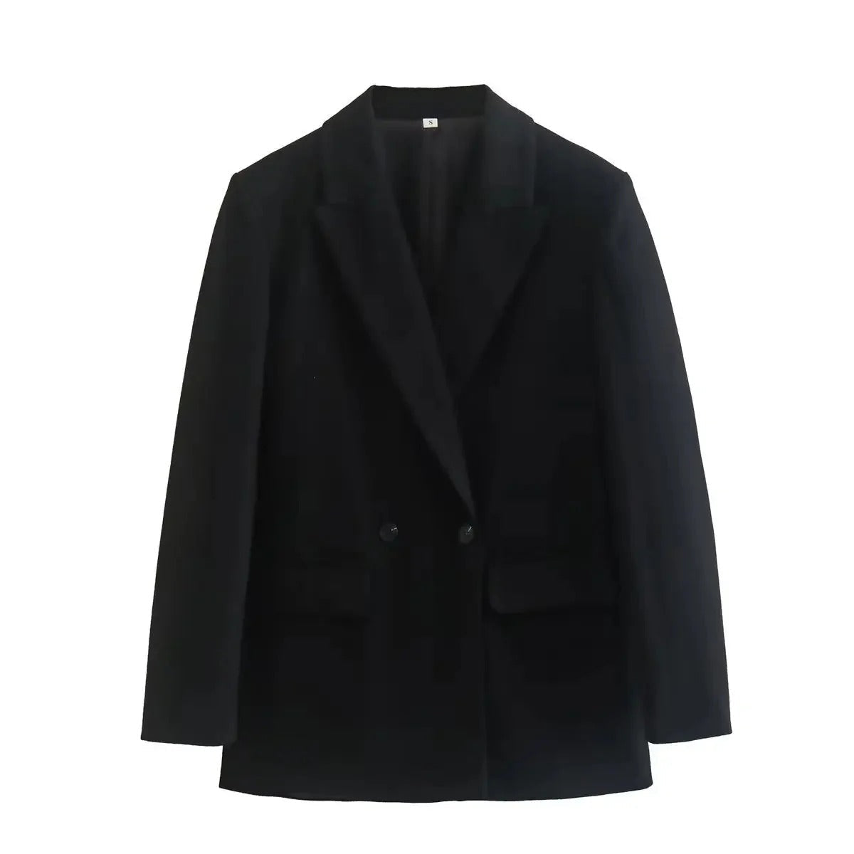 Women's Checked Blazer with Front Fastening