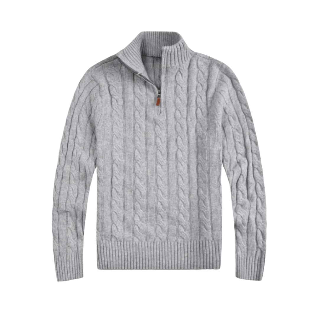 Men's Jumper with Quarter Zip | Ideal for Autumn/Winter